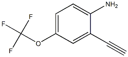 2-乙炔基-4-(三氟甲氧基)苯胺,1263094-02-5,结构式