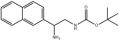 tert-butyl N-[2-amino-2-(naphthalen-2-yl)ethyl]carbamate|tert-butyl N-[2-amino-2-(naphthalen-2-yl)ethyl]carbamate