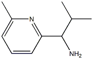 2-甲基-1-(6-甲基吡啶-2-基)丙烷-1-胺,1270396-65-0,结构式