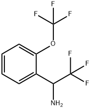 2,2,2-TRIFLUORO-1-(2-(TRIFLUOROMETHOXY)PHENYL)ETHANAMINE Struktur