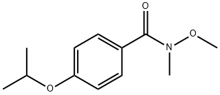 4-isopropoxy-N-methoxy-N-methylbenzamide Struktur