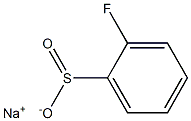 sodium:2-fluorobenzenesulfinate Struktur