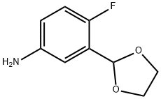 127228-82-4 3-(1,3-dioxolan-2-yl)-4-fluoro-Benzenamine