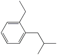 1-乙基-2-(2-甲基丙基)苯,127824-15-1,结构式