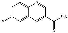 6-Chloroquinoline-3-carboxamide 化学構造式