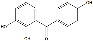 Methanone, (2,3-dihydroxyphenyl)(4-hydroxyphenyl)- 结构式