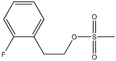 Benzeneethanol, 2-fluoro-, methanesulfonate Structure