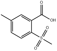 5-甲基-2-(甲磺酰基)苯甲酸,1310100-47-0,结构式