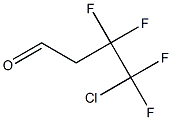 Butanal, 4-chloro-3,3,4,4-tetrafluoro- Struktur