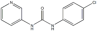 Urea, N-(4-chlorophenyl)-N'-3-pyridinyl- 化学構造式