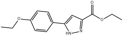 ethyl 5-(4-ethoxyphenyl)-1H-pyrazole-3-carboxylate Structure