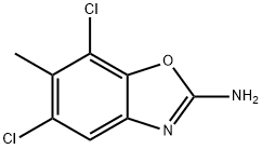 5,7-dichloro-6-methyl-1,3-benzoxazol-2-amine, 1326813-70-0, 结构式