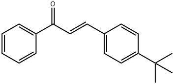 (2E)-3-(4-tert-butylphenyl)-1-phenylprop-2-en-1-one Structure