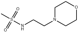 N-(2-morpholin-4-ylethyl)methanesulfonamide Structure