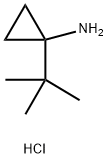 (1-tert-butylcyclopropyl)amine hydrochloride Structure