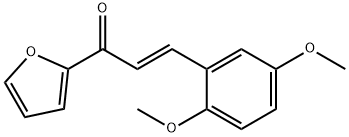 (2E)-3-(2,5-dimethoxyphenyl)-1-(furan-2-yl)prop-2-en-1-one Structure