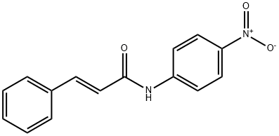 N-(4-nitrophenyl)-3-phenylacrylamide Structure