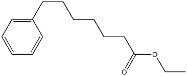Benzeneheptanoic acid, ethyl ester Structure