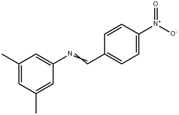 (3,5-dimethylphenyl)(4-nitrobenzylidene)amine,134925-90-9,结构式