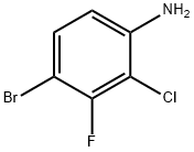 4-Bromo-2-chloro-3-fluoroaniline Structure