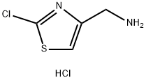 (2-氯-1,3-噻唑-4-基)甲胺胺盐酸盐,1350362-35-4,结构式