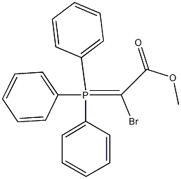 Acetic acid, bromo(triphenylphosphoranylidene)-, methyl ester