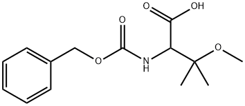 2-{[(benzyloxy)carbonyl]amino}-3-methoxy-3-methylbutanoic acid Structure