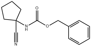 benzyl N-(1-cyanocyclopentyl)carbamate Struktur