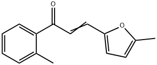 (2E)-3-(5-methylfuran-2-yl)-1-(2-methylphenyl)prop-2-en-1-one 结构式