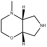 (4AR,7AS)-4-METHYLOCTAHYDROPYRROLO[3,4-B][1,4]OXAZINE,1360534-99-1,结构式