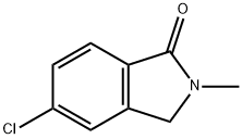 5-Chloro-2-methylisoindolin-1-one 结构式