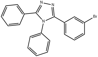 3-(3-溴苯基)-4,5-二苯基-4H-1,2,4-三唑, 1388231-53-5, 结构式