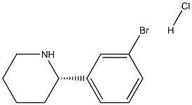 (S)-2-(3-bromophenyl)piperidine hydrochloride|1391509-55-9