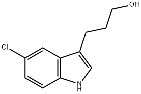 3-(5-CHLORO-1H-INDOL-3-YL)PROPAN-1-OL, 141071-81-0, 结构式