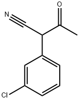 2-(3-氯苯基)-3-氧代丁腈,14123-79-6,结构式