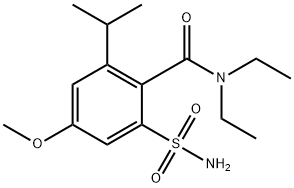 142577-00-2 N,N-二乙基-2-异丙基-4-甲氧基-6-氨磺酰苯甲酰胺