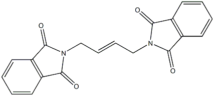 (E)-2,2'-(丁-2-烯-1,4-二基)双(异吲哚啉-1,3-二酮) 结构式