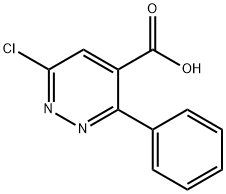 6-Chloro-3-phenyl-pyridazine-4-carboxylic acid Structure