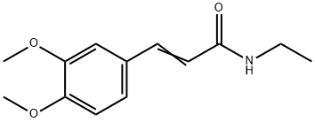 (2E)-3-(3,4-dimethoxyphenyl)-N-ethylprop-2-enamide Struktur