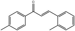 (2E)-3-(2-methylphenyl)-1-(4-methylphenyl)prop-2-en-1-one Structure