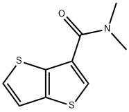 N,N-Dimethylthieno[3,2-b]thiophene-3-carboxamide Struktur