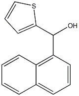 1-ナフチル-(2-チエニル)メタノール 化学構造式
