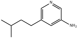 5-(3-Methyl-butyl)-pyridin-3-ylamine,1494188-91-8,结构式