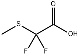 Difluoro-methylsulfanyl-acetic acid Struktur