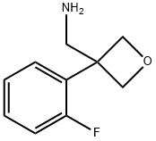 [3-(2-FLUOROPHENYL)OXETAN-3-YL]METHANAMINE Struktur