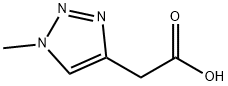 (1-Methyl-1H-[1,2,3]triazol-4-yl)-acetic acid Structure