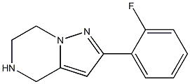 2-(2-FLUOROPHENYL)-4,5,6,7-TETRAHYDROPYRAZOLO[1,5-A]PYRAZINE Structure