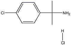 2-(4-氯苯基)丙-2-胺盐酸盐, 151946-41-7, 结构式