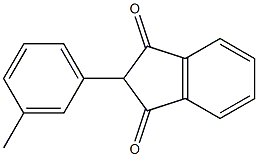 1H-Indene-1,3(2H)-dione,2-(3-methylphenyl)- Structure