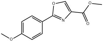 METHYL 2-(4-METHOXYPHENYL)OXAZOLE-4-CARBOXYLATE Structure